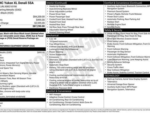 Certified 2025 GMC Yukon XL Denali AWD/4WD image 7