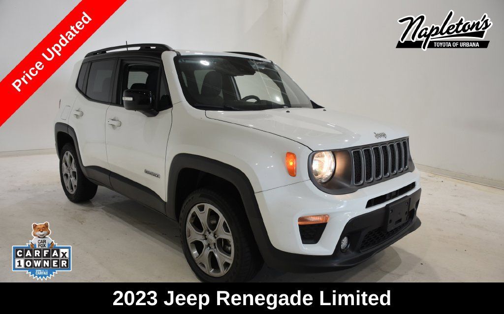 Used 2023 Jeep Renegade Limited w/ Sun/Sound Group AWD/4WD image 1