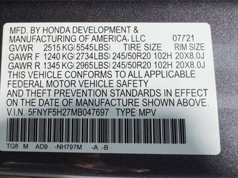 Used 2021 Honda Pilot Special Edition image 39
