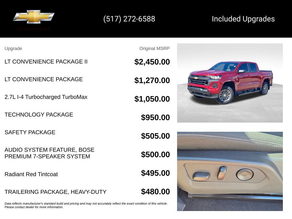 Used 2024 Chevrolet Colorado LT w/ LT Convenience Package II AWD/4WD image 5