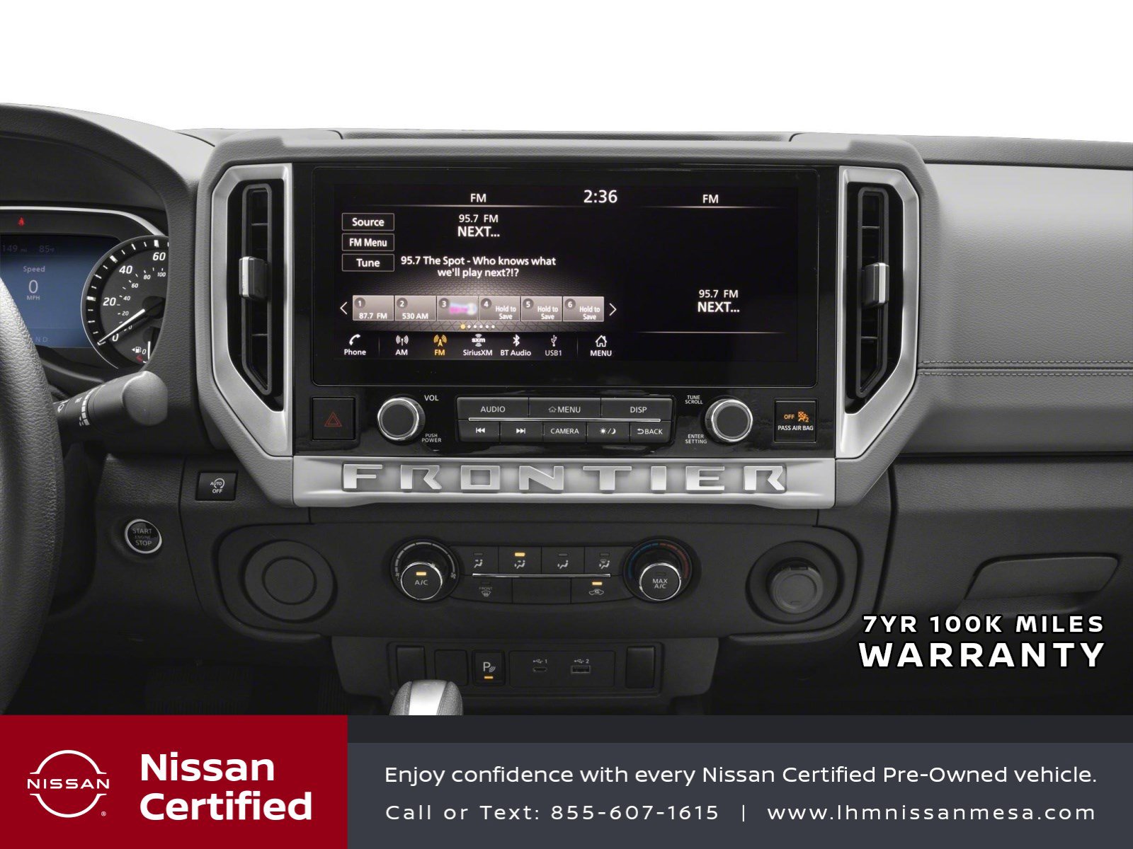 Certified 2026 Nissan Frontier SV w/ Tow Package AWD/4WD image 7