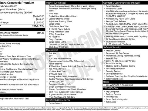 Used 2021 Subaru Crosstrek 2.0i Premium w/ Popular Package #3 image 23