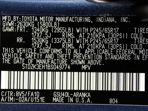 Used 2011 Toyota Highlander 2WD w/ Tech Pkg image 32