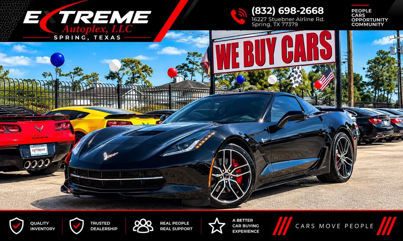 Used 2017 Chevrolet Corvette Stingray Coupe RWD image 1
