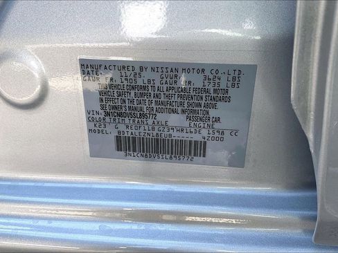 New 2025 Nissan Versa S w/ Trunk Package image 18