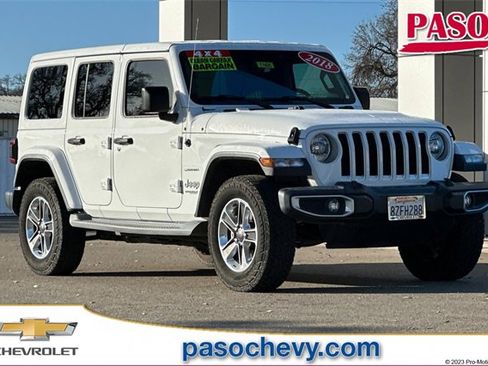 Used 2018 Jeep Wrangler Unlimited Sahara image 1