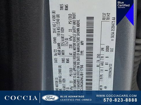 Certified 2022 Ford Escape SE w/ Convenience Package image 28