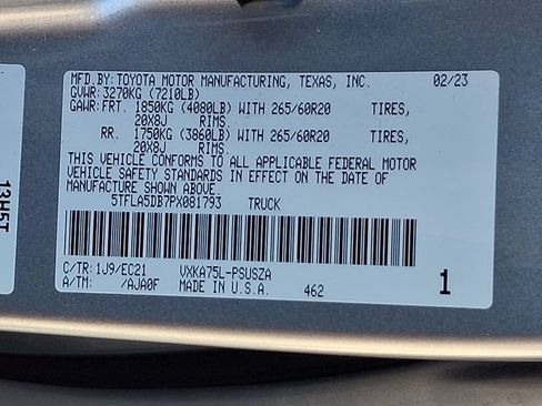 Used 2023 Toyota Tundra SR5 w/ TRD Sport Premium Package AWD/4WD image 31