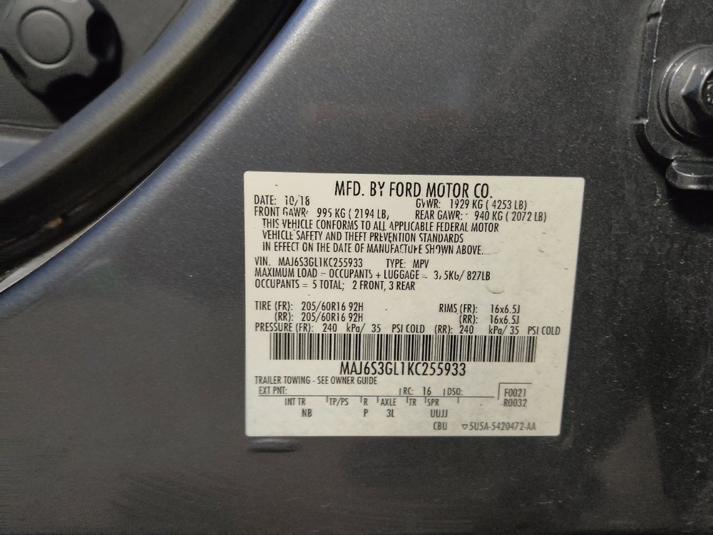 Used 2019 Ford EcoSport SE w/ Interior Protection Package AWD/4WD image 33