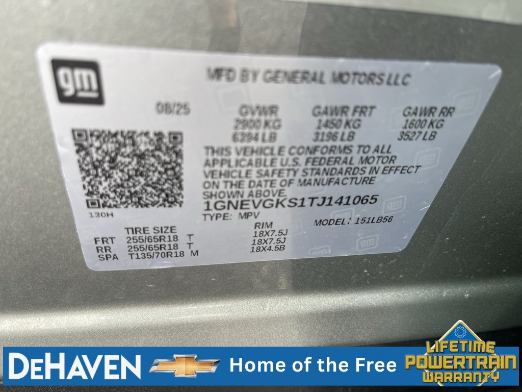 Used 2026 Chevrolet Traverse LT w/ Enhanced Driving Package AWD/4WD image 31