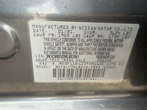 Used 2021 Nissan Versa SV image 30