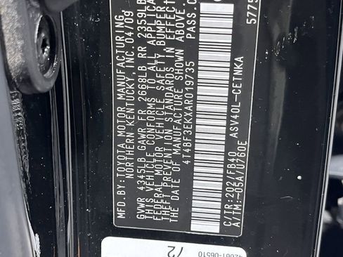 Used 2010 Toyota Camry image 8