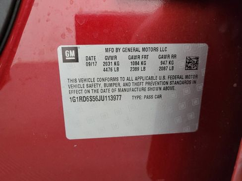 Used 2018 Chevrolet Volt Premier w/ Driver Confidence Package image 33