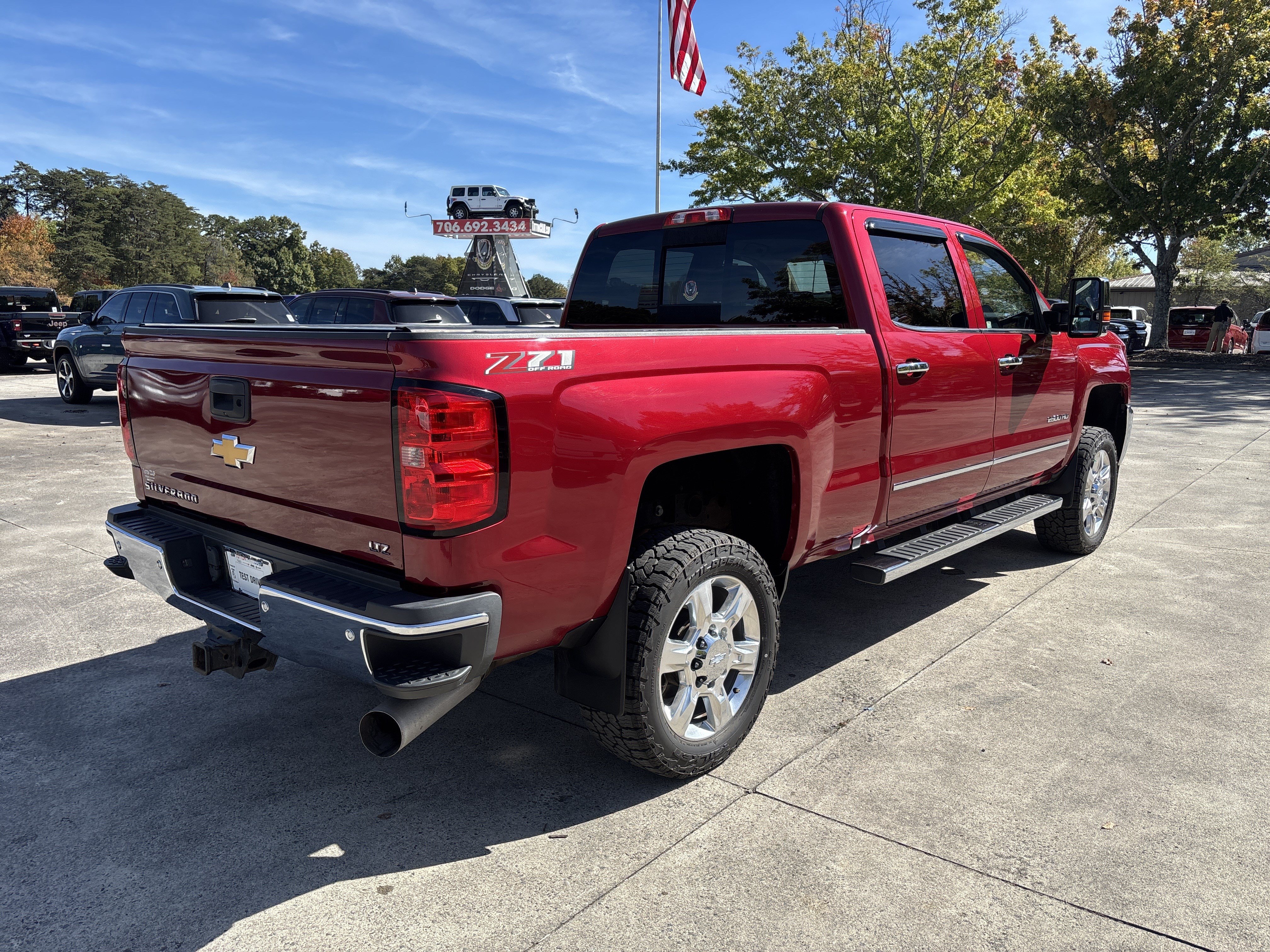 Used 2018 Chevrolet Silverado 2500 LTZ w/ Duramax Plus Package AWD/4WD image 8