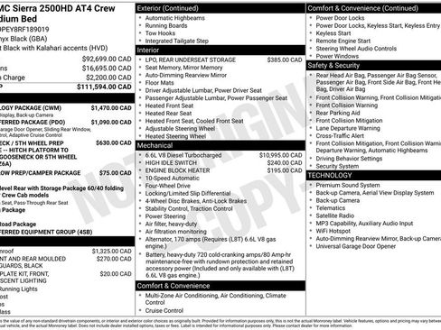 Used 2024 GMC Sierra 2500 AT4 w/ Technology Package AWD/4WD image 62