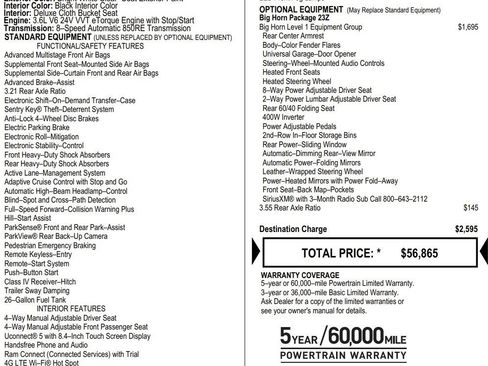 New 2025 RAM 1500 Big Horn image 2