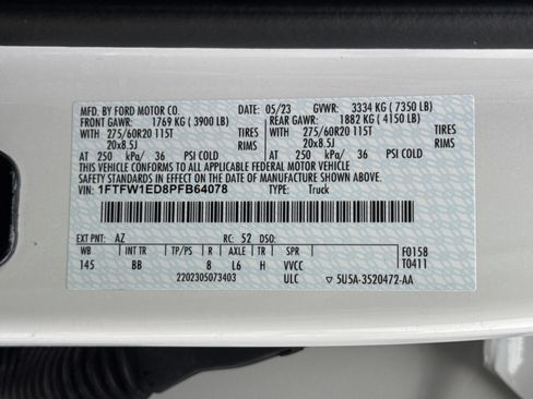 Used 2023 Ford F150 Platinum w/ Equipment Group 701A High image 41