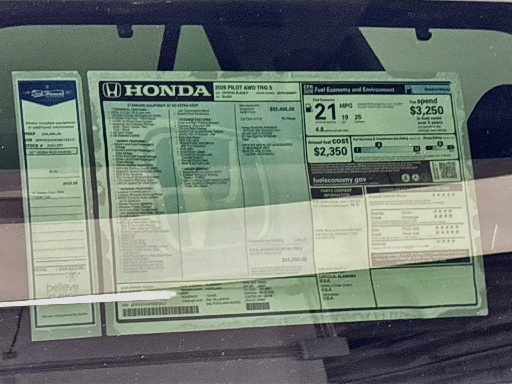 New 2026 Honda Pilot Touring image 25