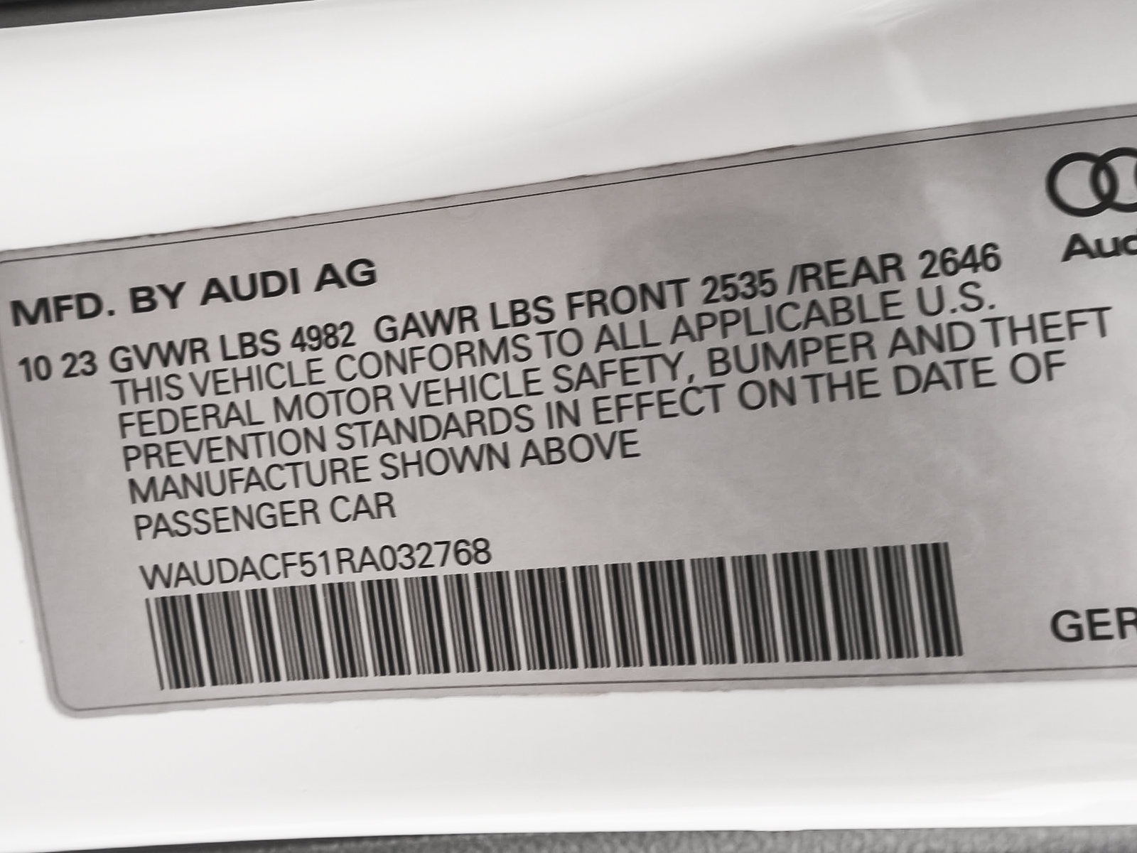 Used 2024 Audi A5 2.0T Premium w/ Convenience Package AWD/4WD image 16
