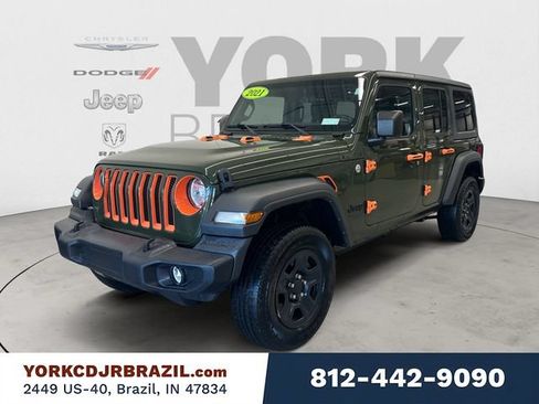 Used 2021 Jeep Wrangler Unlimited Sport AWD/4WD image 1