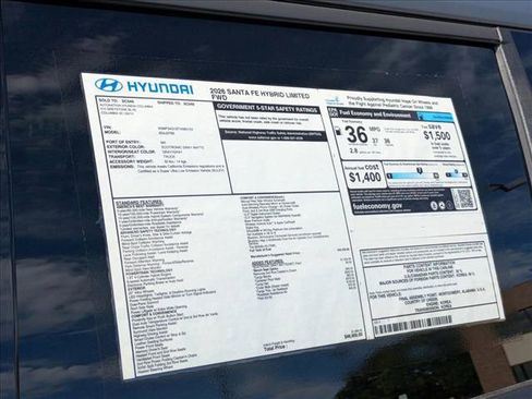 New 2026 Hyundai Santa Fe Limited image 24