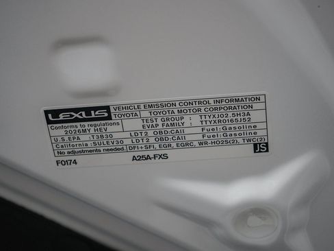 New 2026 Lexus RX 350h AWD/4WD image 27