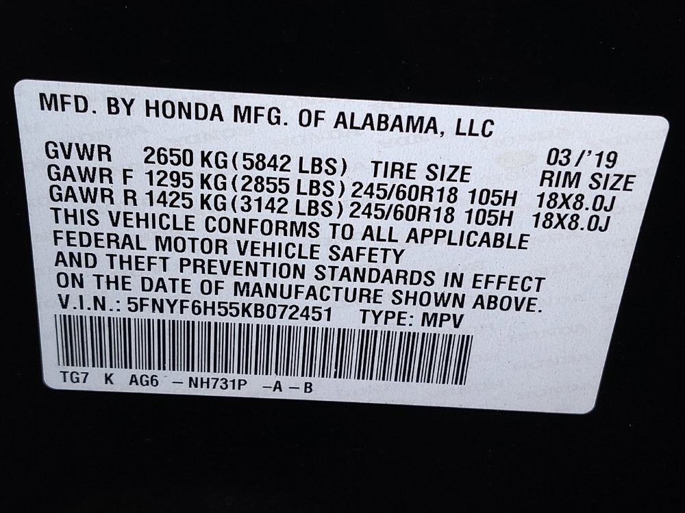 Used 2019 Honda Pilot EX-L image 33