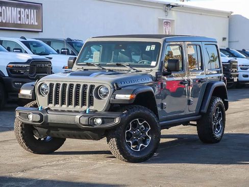 Used 2023 Jeep Wrangler Unlimited Rubicon 4xe w/ Safety Group image 1