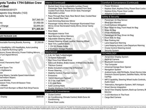 Used 2025 Toyota Tundra 1794 Edition image 41