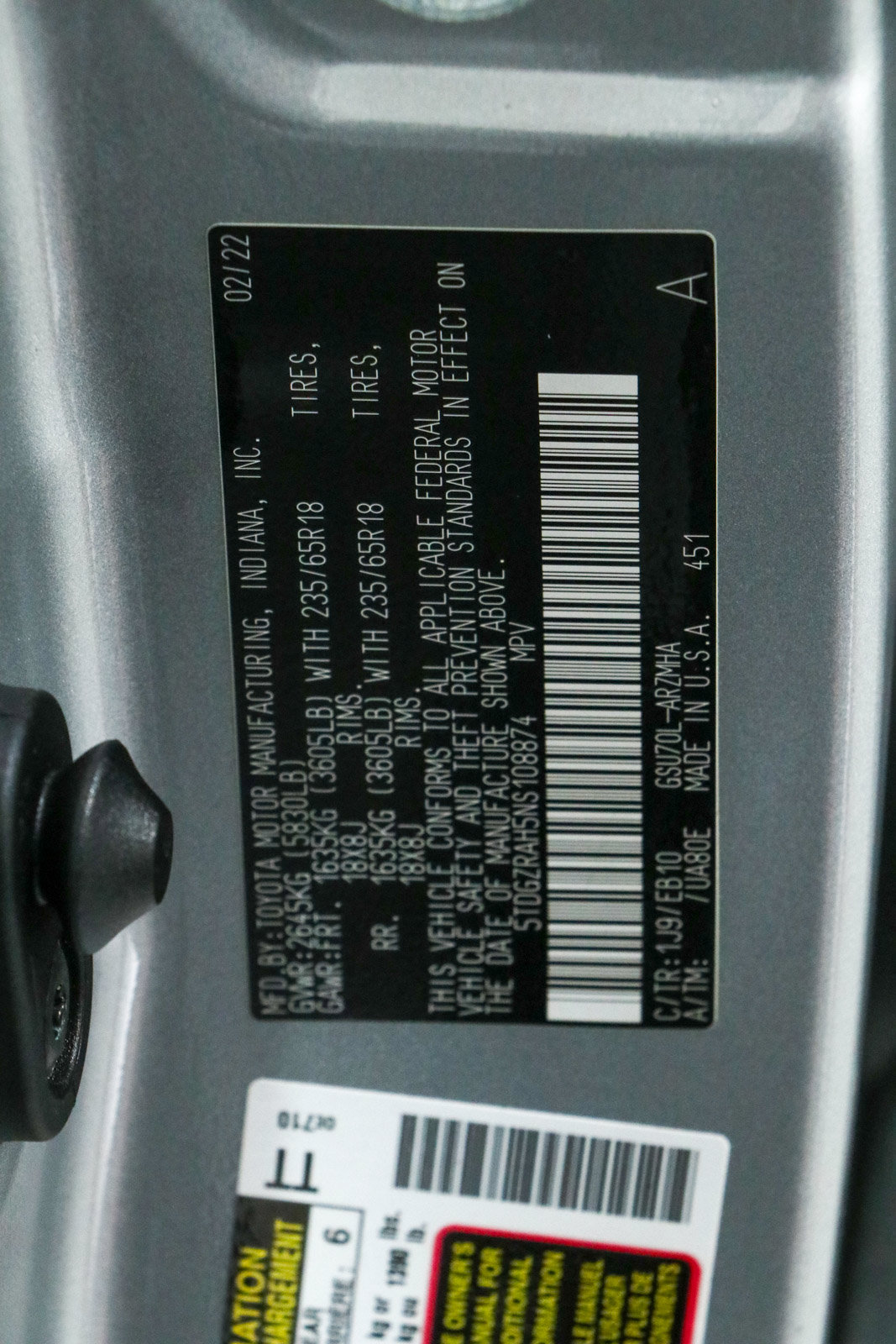 Used 2022 Toyota Highlander XLE FWD image 35