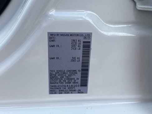 New 2025 Nissan Altima 2.5 SR w/ SR Premium Package image 29