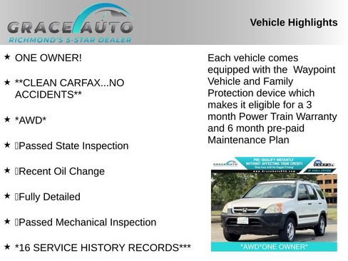 Used 2003 Honda CR-V LX image 2