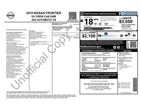 Used 2019 Nissan Frontier SV RWD image 20
