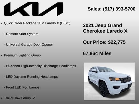 Used 2021 Jeep Grand Cherokee Laredo X image 10