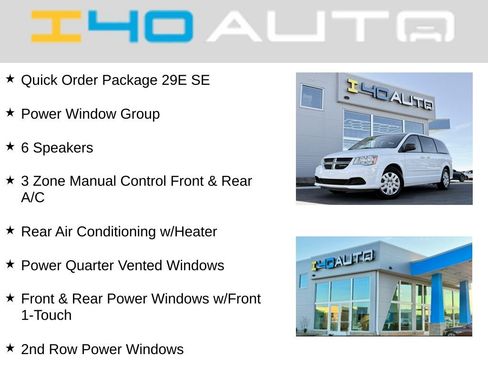 Used 2016 Dodge Grand Caravan SE w/ Quick Order Package 29E SE image 2