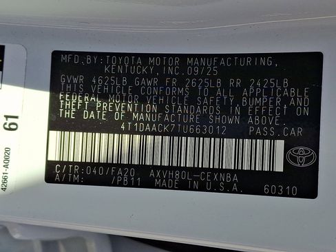 Certified 2026 Toyota Camry LE w/ Convenience Package FWD image 28