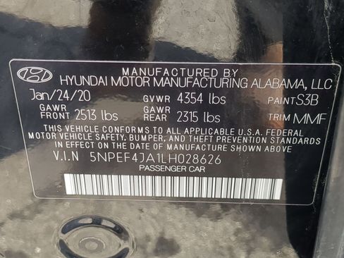 Used 2020 Hyundai Sonata SEL w/ Premium + Sunroof Package image 37