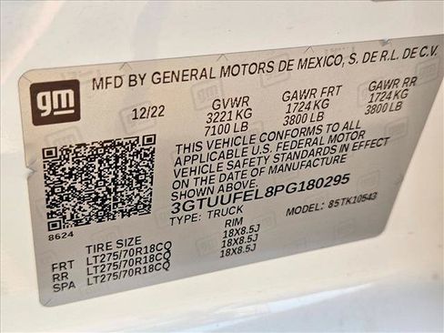 Used 2023 GMC Sierra 1500 AT4X AWD/4WD image 26