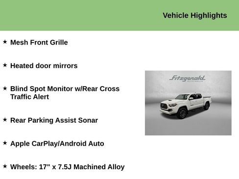 Used 2022 Toyota Tacoma TRD Sport w/ Technology Package image 10