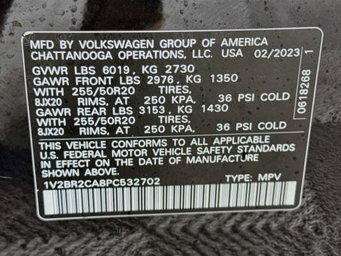 Certified 2023 Volkswagen Atlas SEL AWD/4WD image 33