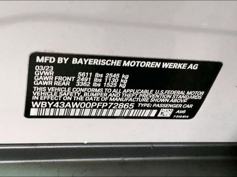 Used 2023 BMW i4 eDrive35 w/ Parking Assistance Package RWD image 13