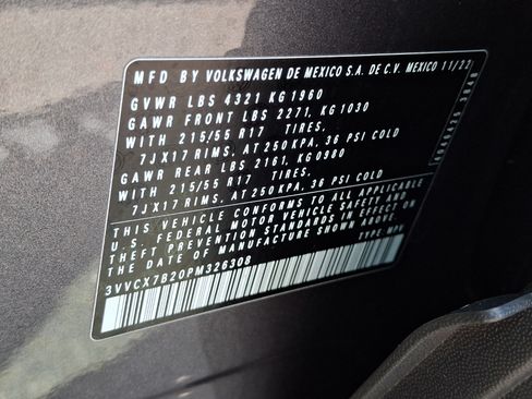 Used 2023 Volkswagen Taos S FWD image 28