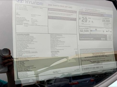 New 2026 Hyundai Santa Cruz XRT image 18