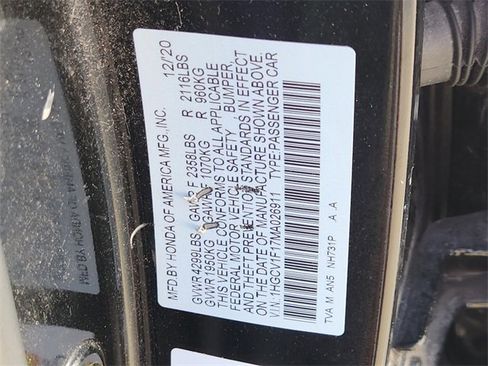 Certified 2021 Honda Accord LX image 18