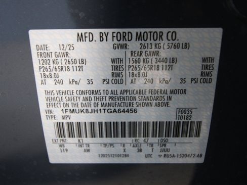 New 2026 Ford Explorer Tremor w/ Tremor Convenience Package image 41