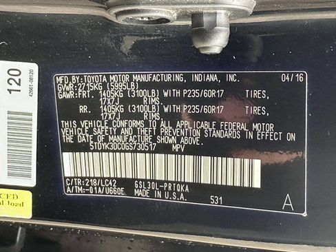 Used 2016 Toyota Sienna XLE image 24
