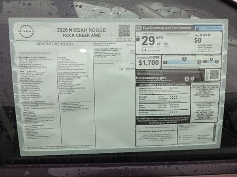 New 2026 Nissan Rogue Rock Creek image 29