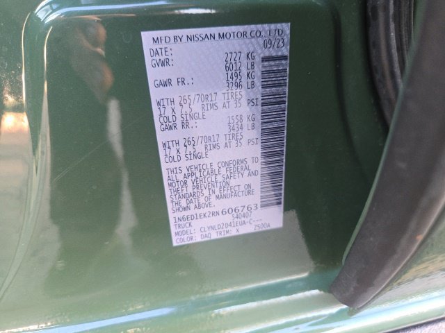 Used 2024 Nissan Frontier PRO-4X w/ Pro Convenience Package AWD/4WD image 30