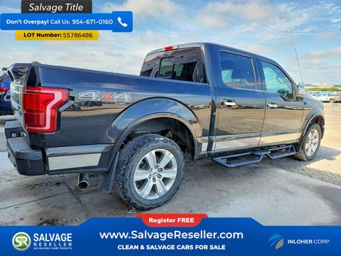 Used 2015 Ford F150 Platinum w/ Equipment Group 701A Luxury AWD/4WD image 4
