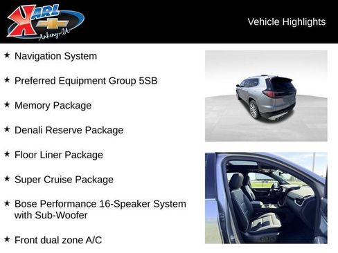 Certified 2025 GMC Acadia Denali w/ Super Cruise Package AWD/4WD image 2
